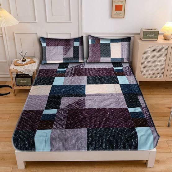 Different Colors Shades Bed Sheet (Double)